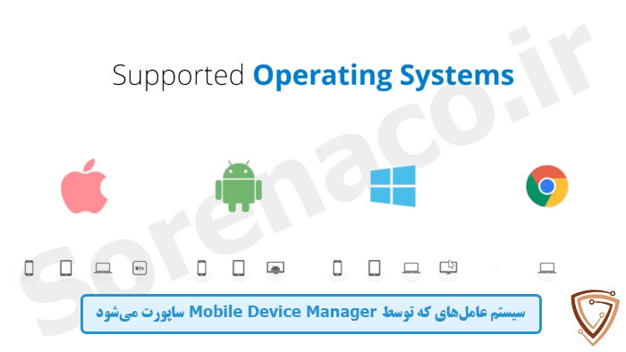 Operating systemهای قابل پشتیبانی در MDM