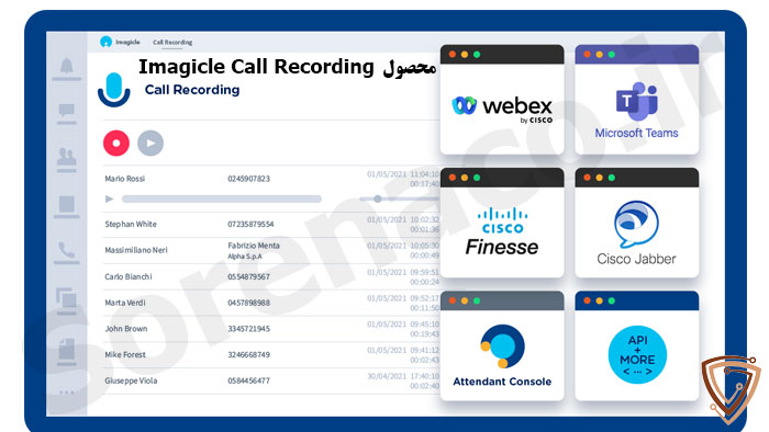 بررسی محصول Imagicle Call recording